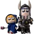 Pop Team Epic Vinyl Figuren 2er-Pack Chibi Creature Popuko & Pipimi Shining Shoulder Ver.   