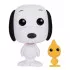 Peanuts Snoopy & Woodstock POP! Flocked Figur 9 cm Exclusive
