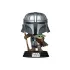 Star Wars POP! Vinyl Wackelkopf-Figur Mandalorian with Grogu (Impressions) Exclusive 9 cm