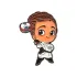 Star Wars: Obi-Wan Kenobi Ansteck-Pin Prinzessin Leia & Lola Chibi