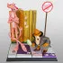 Der rosarote Panther Statue Pink Panther & The Inspector 41 cm