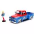 DC Bombshells Diecast Modell Hollywood Rides 1/24 1956 Ford F100 with Super Girl Figur