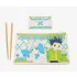 Hunter x Hunter Keramik Sushi Set mit Essstäbchen Gon & Killua