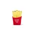Relatable Emotional Support Plüschfigur Fries