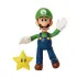 Super Mario Luigi mit Superstern Actionfigur 10 cm