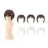 Sousai Shojo Teien Model Kit Zubehör-Set 1/10 After School Short Wigs Type A White & Chocolate Brown