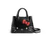 Hello Kitty Print Handtasche Schwarz PU-Leder