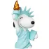 Peanuts UDF Serie 17 Minifgur Statue of Liberty Snoopy 7 cm