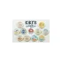 Kikis kleiner Lieferservice Ansteck-Buttons Vintage 6 cm Blind Box Sortiment (10)     