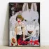 Prinzessin Mononoke Holzdruck Characters 35 x 50 cm