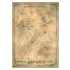 Der Hobbit Kunstdruck New Zealand Map of Middle Earth 50 x 70 cm