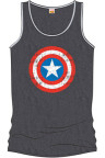 Captain America Tank Top Logo anthrazit