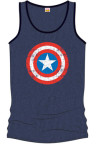 Captain America Tank Top Logo navy