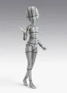 S.H.Figuarts Actionfigur Body-Chan -Ken Sugimori- Edition -Wireframe- (Gray Color Ver.) 13 cm