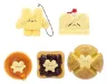 Nagomiyanosekai Keyholder Gummi-Anhänger Butter no Tsumi-chan 4 cm Blind Box Sortiment (6) 