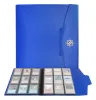 Enhance Binder 9 Pocket Kartenbinder Blau 30 x 25 x 3 cm