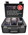 Evoretro Trading Card Aufbewahrungsbox für 90 Karten X Grau