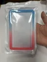 Evoretro Bumper für PSA gegradete Karten-Slab Gradient Blue-Pink Glitter