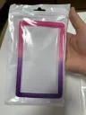 Evoretro Bumper für PSA gegradete Karten-Slab Gradient Pink-Purple Glitter