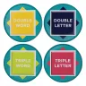 Scrabble Untersetzer 4er-Pack