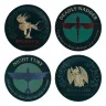 How to Train Your Dragon Untersetzer 4-Pack Dragon Printed Metal