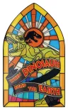 Jurassic Park Metallbarren Stained Glass Style Metal 11 cm