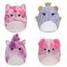 Squishville Mini Squishmallows Plüschfiguren 4er-Pack Sleepover Squad 5 cm