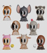 Tiny Shiny Hineys Minifiguren S1 7 cm Blind Box Display (6)