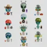 Abducted Minifiguren S1 9 cm Blind Box Display (9)