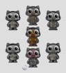 Catscans Minifiguren S2 Bare Bones 6 cm Blind Box Display (6)
