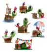 Box Turtle and Bird Minifiguren S1 9 cm Blind Box Display (6)