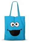 Sesamstraße FAN Einkaufstasche Cookie Monster Face
