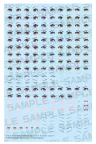 Megami Device M.S.G. Zubehör-Set für Plastic Model Kits 1/1 Buster Doll Knight Eye Decal Set