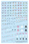 Megami Device M.S.G. Zubehör-Set für Plastic Model Kits 1/1 Puni Mofu Xiao Eye Decal Set
