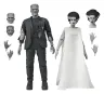 Universal Monsters Actionfiguren 2er-Pack Frankensteins Braut 90th Anniversary The Monster & His Mate (B&W) 18 cm