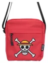 One Piece Umhängetasche Luffy Jolly Roger (Red) 23 cm