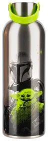 The Mandalorian Metall Trinkflasche Mandalorian & Grogu