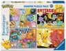 Pokémon Puzzles 4er-Pack Pokémon-Kumpels (4x100 Teile)