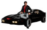 Knight Rider K.I.T.T. SPM Modellauto mit Michael Knight Actionfigur