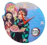 Demon Slayer: Kimetsu no Yaiba Wanduhr Holographic 