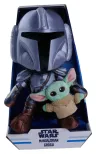 Star Wars Mandalorian Plüschfigur Mandalorian & Mini Grogu 25 cm