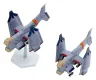 Rebuild of Evangelion SYUTO Tiny Scale Plastic Model Kit UNAF Close Air Support VTOL Aircraft YAGR-3B 5 cm