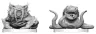 Pathfinder Battles Deep Cuts Miniatur unbemalt Bogwid & Slurk 13 cm