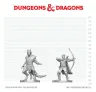D&D Nolzur's Marvelous Miniatures Minifiguren Elfen-Waldläufer & Drachengeborener Mönch 13 cm