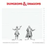 D&D Nolzur's Wunderbare Miniaturen Minifiguren Ritter & Magierlehrling 13 cm