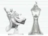 Dungeons & Dragons Nolzur's Marvelous Miniatures Miniatur unbemalt Roter Magier & Erzmagier 14 cm