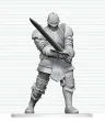 Dungeons & Dragons Nolzur's Marvelous Miniatures Miniatur unbemalt Red Knight Guardian Golem 14 cm
