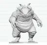 Dungeons & Dragons Nolzur's Marvelous Miniatures Miniatur unbemalt Hezrou 17 cm