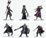 D&D Icons of the Realms Minifiguren Drow-Kriegerschar 20 cm