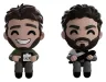 Scott the Woz Vinyl Figuren Jeb Jab & Rex Mohs Monitor Buddiez 6 cm